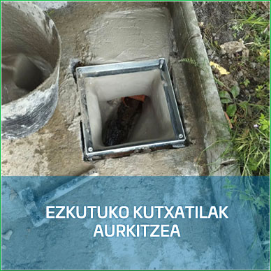 Localización de arquetas ocultas en Gipuzkoa