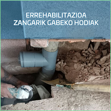 Rehabilitación de tuberías sin obra civil - Desatascos Accesa Irun Gipuzkoa